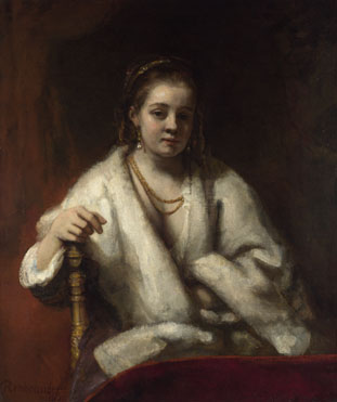 Rembrandt: 'Portrait of Hendrickje Stoffels'