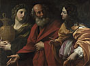 Lot and his Daughters leaving Sodom