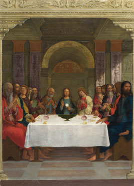 Ercole de' Roberti: 'The Institution of the Eucharist'