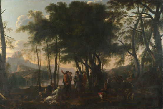 After Salvator Rosa: 'The Philosophers' Wood'