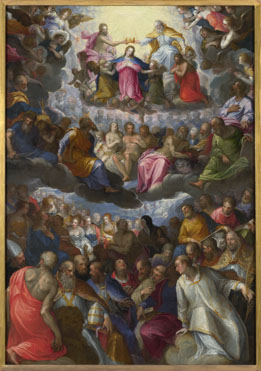 Johann Rottenhammer: 'The Coronation of the Virgin'