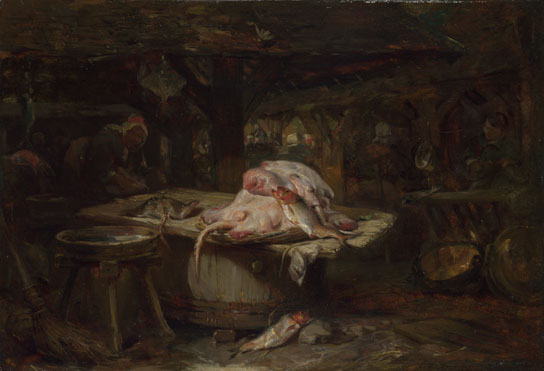 Philippe Rousseau: 'The Fish Market'