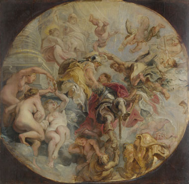 Peter Paul Rubens: 'The Apotheosis of the Duke of Buckingham'