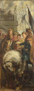 Peter Paul Rubens: 'Kings Clothar and Dagobert dispute with a Herald'