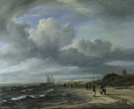 Jacob van Ruisdael: 'The Shore at Egmond-aan-Zee'