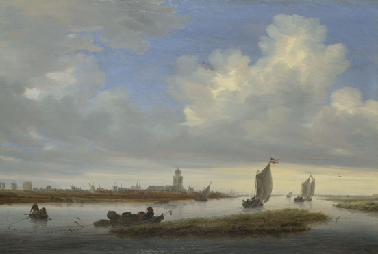 Salomon van Ruysdael: 'A View of Deventer seen from the North-West'