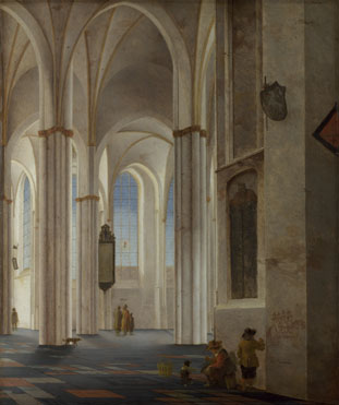 Pieter Saenredam: 'The Interior of the Buurkerk at Utrecht'