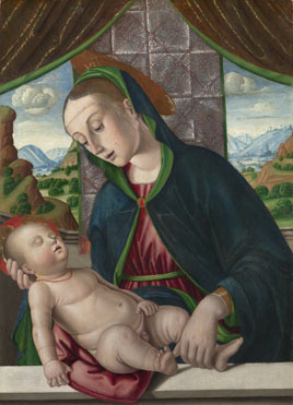Giovanni Santi: 'The Virgin and Child'