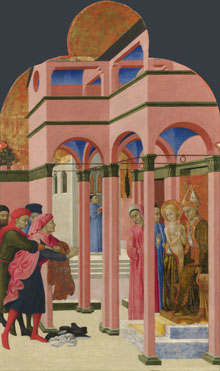 Sassetta: 'Saint Francis renounces his Earthly Father'