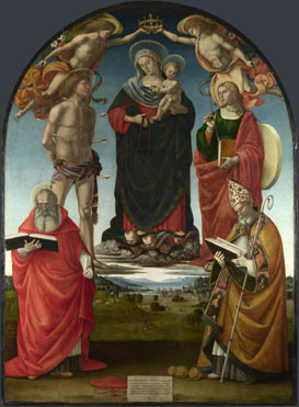 Luca Signorelli: 'The Virgin and Child with Saints'