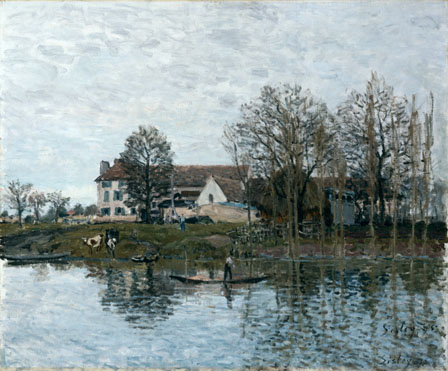 Alfred Sisley: 'The Seine at Port-Marly'