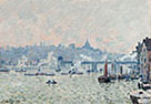 View of the Thames: Charing Cross Bridge