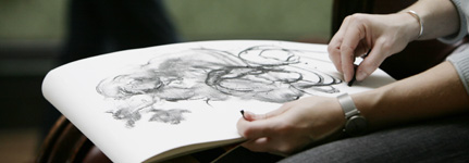 students talk draw two thirds