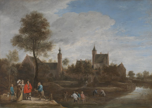 David Teniers the Younger: 'A View of Het Sterckshof near Antwerp'