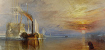 Learn about art: Joseph Mallord William Turner 'The Fighting Temeraire tugged to her Last Berth to be broken up', 1838