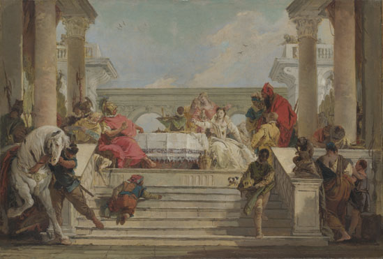 Giovanni Battista Tiepolo: 'The Banquet of Cleopatra'