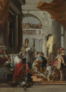 Giovanni Domenico Tiepolo: 'The Marriage of Frederick Barbarossa'