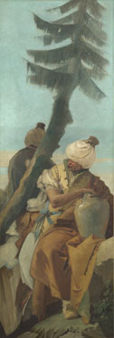Giovanni Battista Tiepolo: 'Two Orientals seated under a Tree'