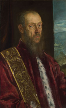 Jacopo Tintoretto: 'Portrait of Vincenzo Morosini'