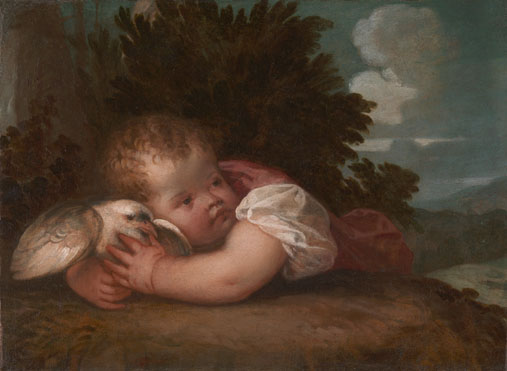 Titian or Titian workshop: 'A Boy with a Bird'