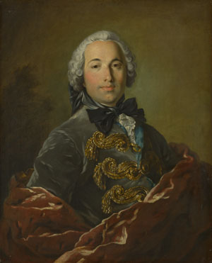 Studio of Louis Tocqué (?): 'Jean Michel de Grilleau'