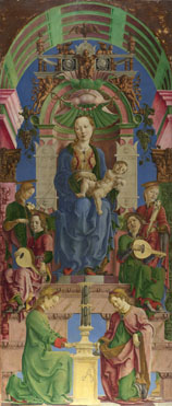 Cosimo Tura: 'The Virgin and Child Enthroned'