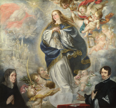 Juan de Valdes Leal: 'The Immaculate Conception with Two Donors'