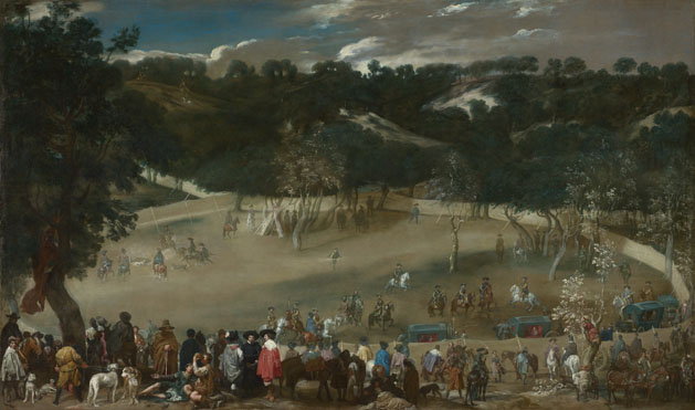 Diego Velázquez: 'Philip IV hunting Wild Boar (La Tela Real)'