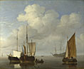 Dutch Ships in a Calm