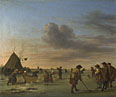 Golfers on the Ice near Haarlem