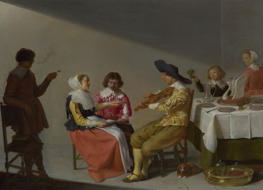 Jacob van Velsen: 'A Musical Party'