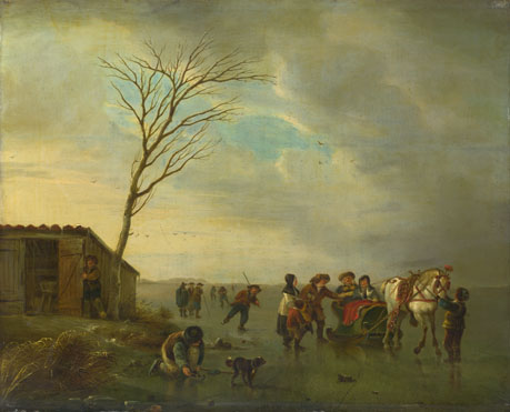 Andries Vermeulen: 'A Scene on the Ice'