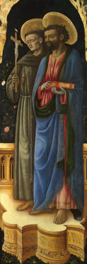 Antonio Vivarini: 'Saints Francis and Mark'