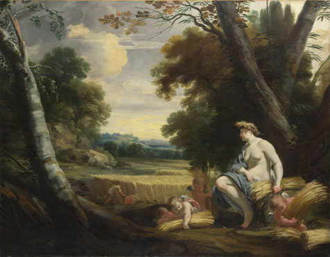 Simon Vouet and studio: 'Ceres and Harvesting Cupids'