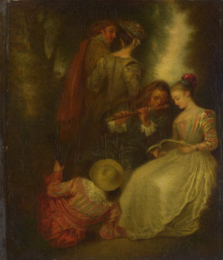 After Jean-Antoine Watteau: 'Perfect Harmony'