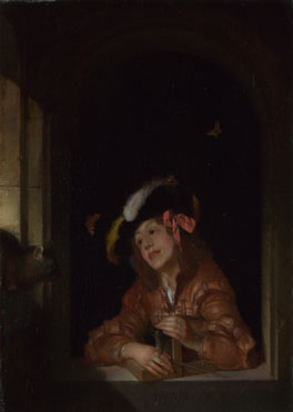 Adriaen van der Werff: 'A Boy with a Mousetrap'