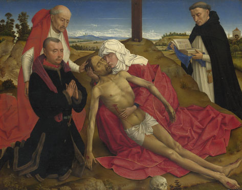 Attributed to the Workshop of Rogier van der Weyden: 'Pietà'