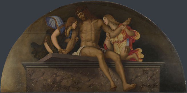 Francesco Zaganelli: 'The Dead Christ with Angels'