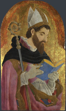 Marco Zoppo: 'A Bishop Saint, perhaps Saint Augustine'