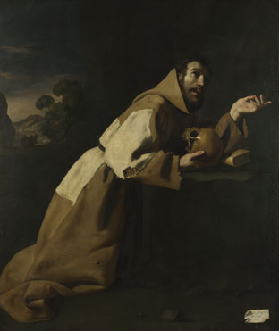 Francisco de Zurbarán: 'Saint Francis in Meditation'