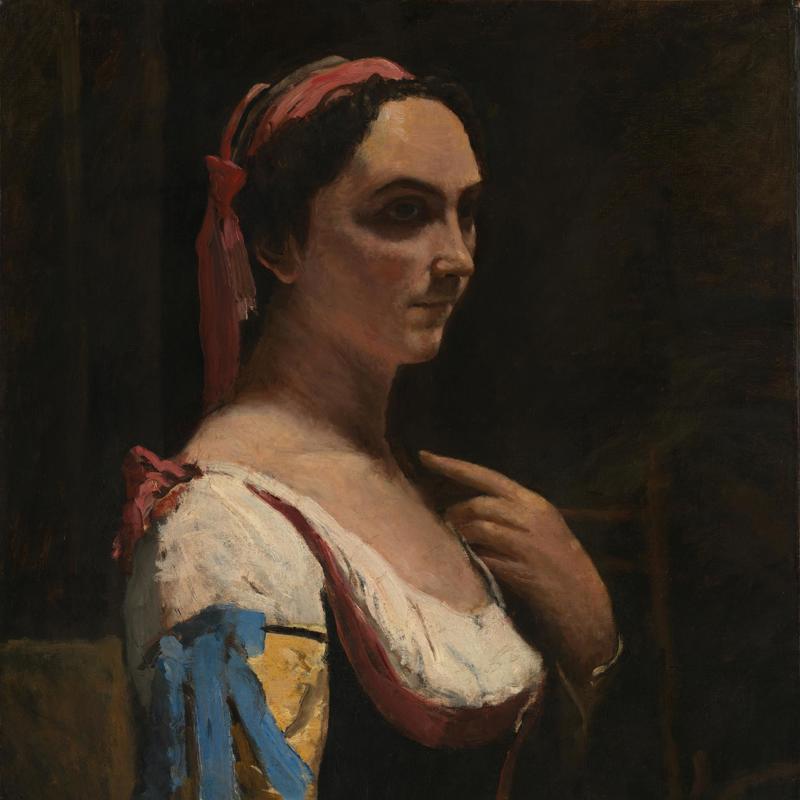 Lucian Freud and Corot's 'Italian Woman'