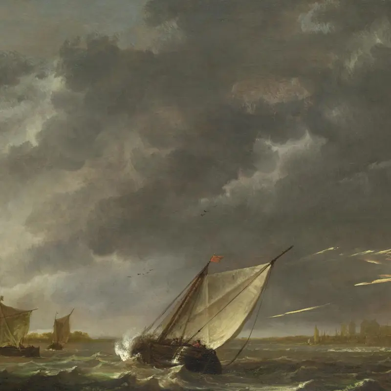 The Maas at Dordrecht in a Storm