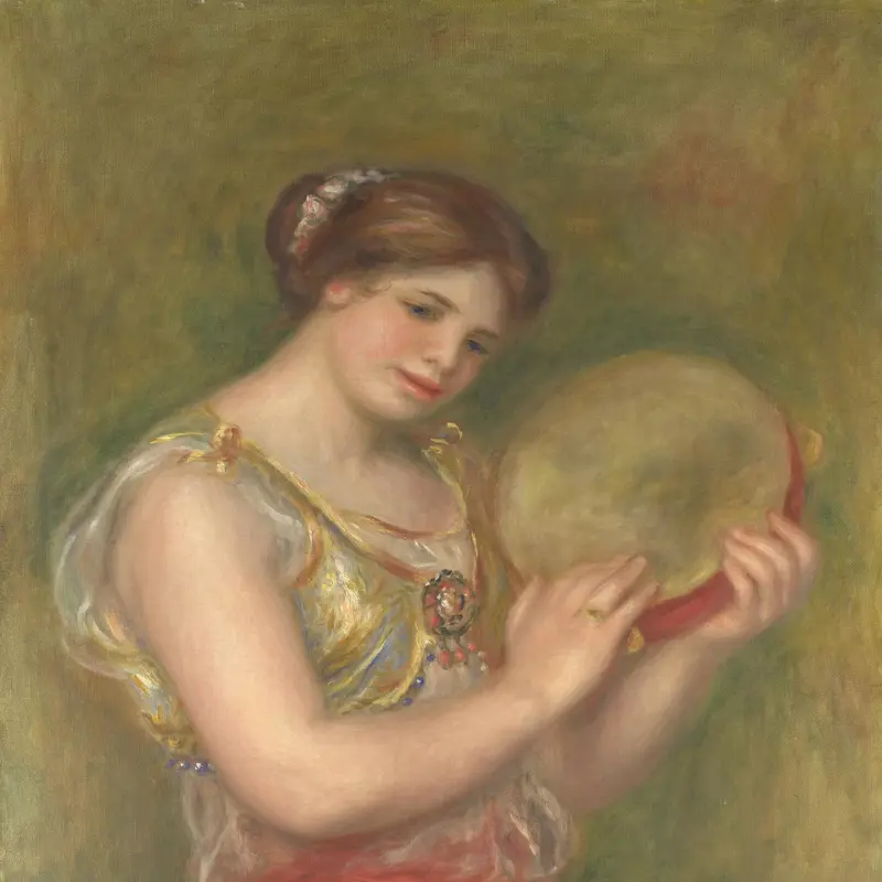 Dancing Girl with Tambourine