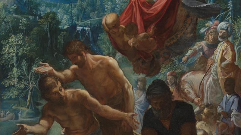 Adam Elsheimer, 'The Baptism of Christ', about 1599