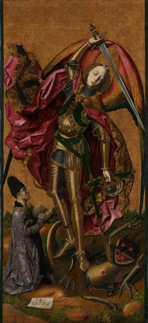 Saint Michael Triumphs over the Devil by Bartolomé Bermejo