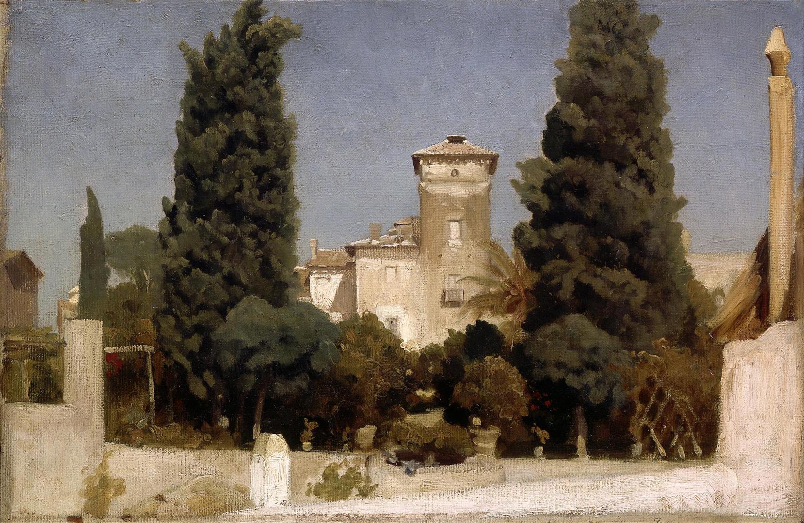 The Villa Malta, Rome by Frederic, Lord Leighton