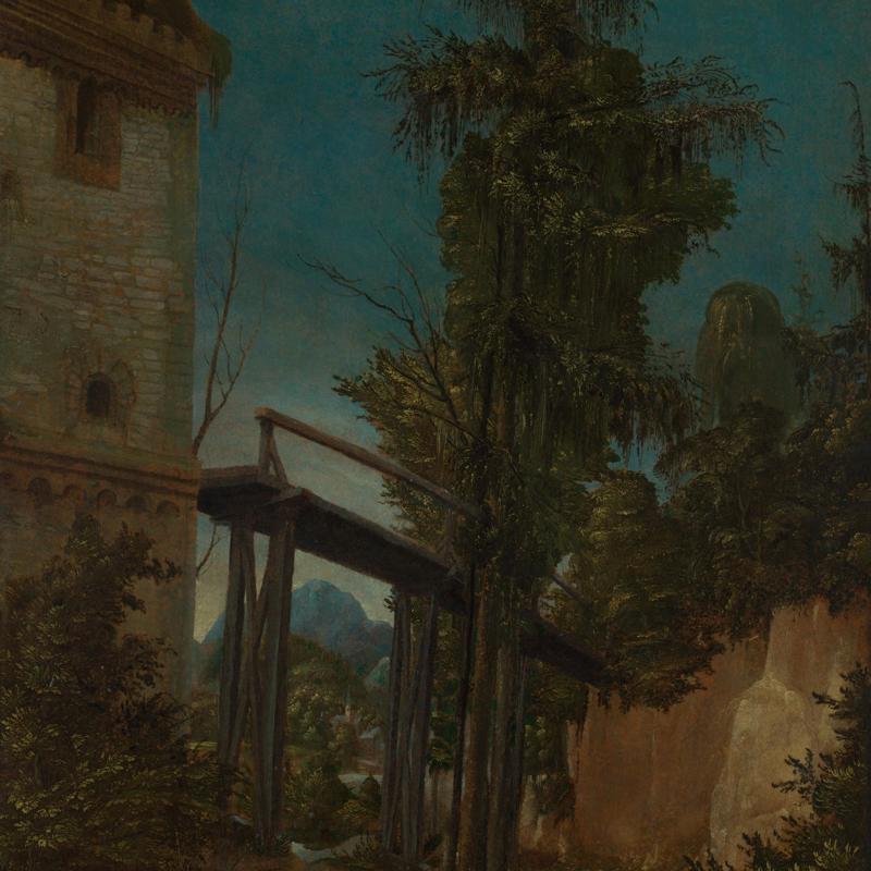 Landscape with a Footbridge