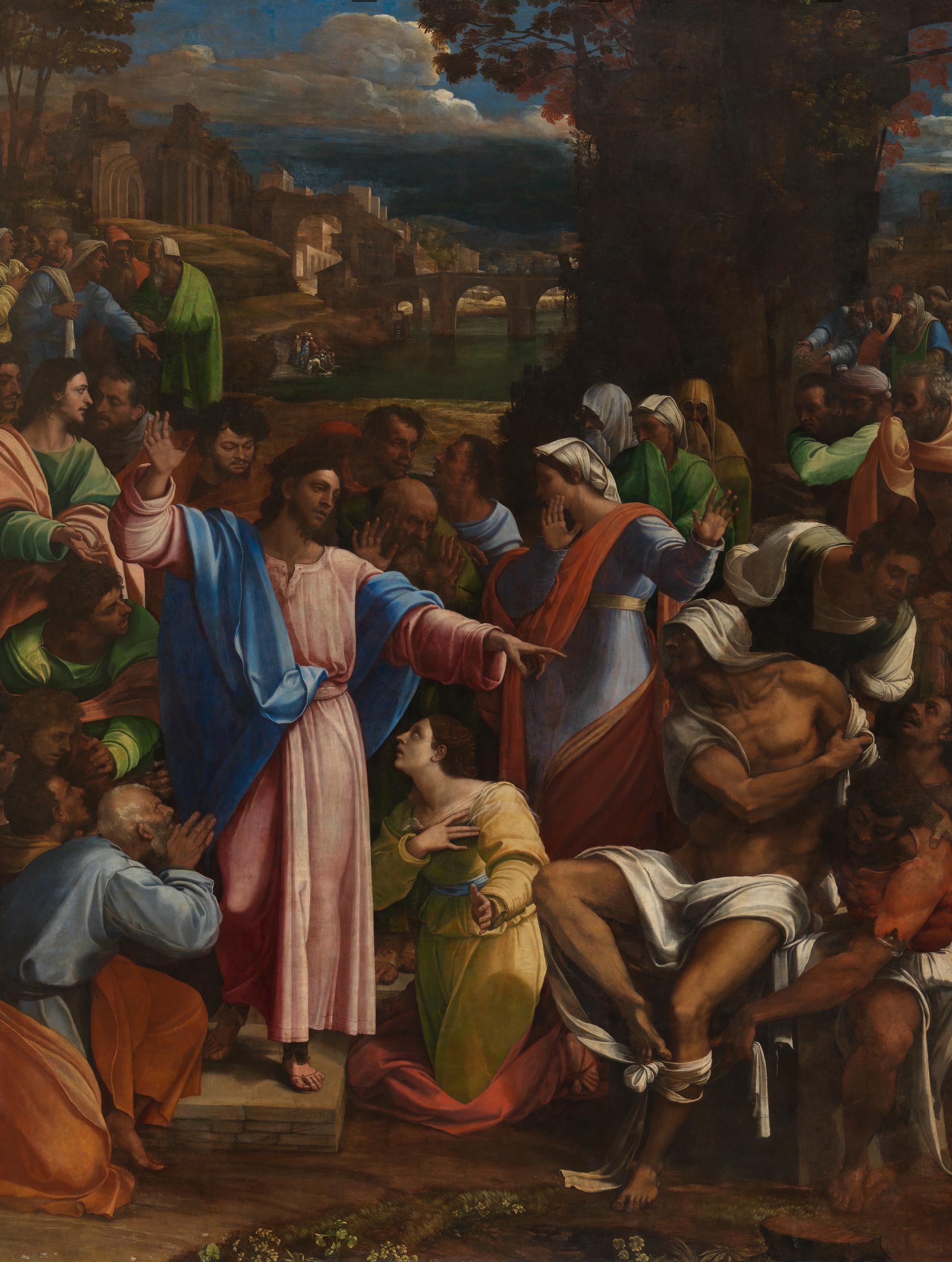 the raising of lazarus painting