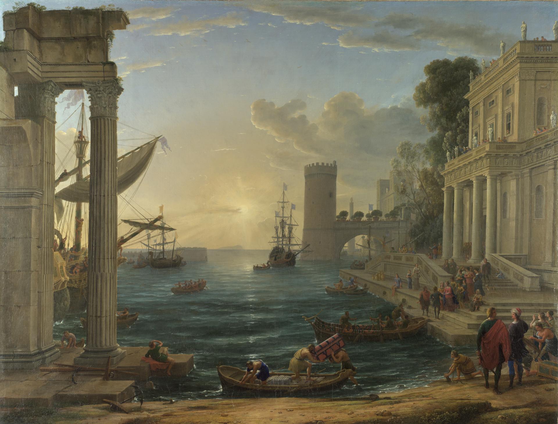 Claude | Seaport with the Embarkation of the Queen of Sheba | NG14