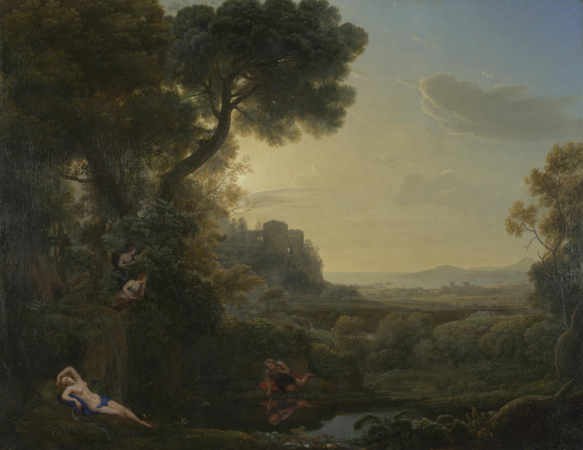 Claude Landscape with Narcissus and Echo NG19 National